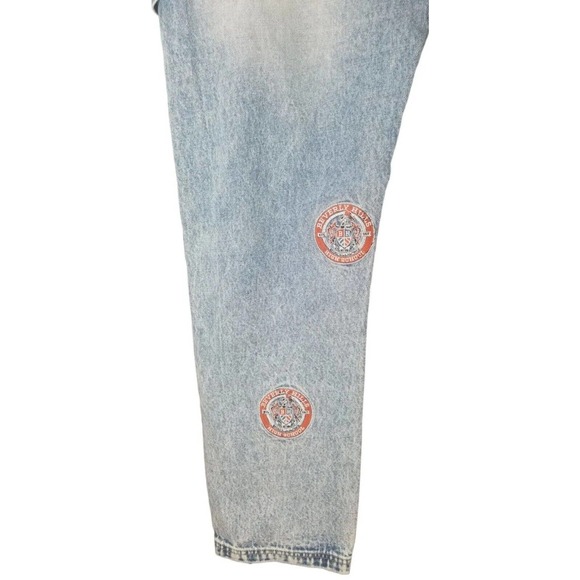 NovaMen Beverly Hills High Patched Carpenter Denim Jeans Mens Size 36x32 New - Picture 10 of 15